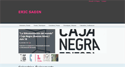 Desktop Screenshot of ericsadin.org