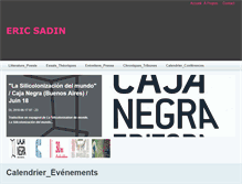 Tablet Screenshot of ericsadin.org